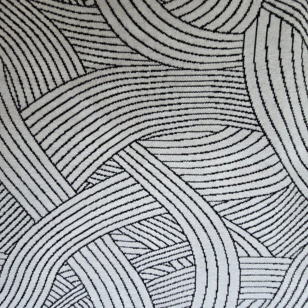 Maeve by Anthropologie White & Black Abstract Woven Print Skirt Size XL NWT - Picture 2 of 10